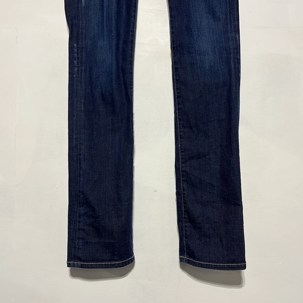 Citizens of Humanity Ava Low Rise Straight Leg Dark Wash Denim Jeans Size 27 - Picture 4 of 14